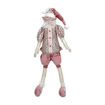 Skřítek - závěsná látková dekorace 71 cm, růžový