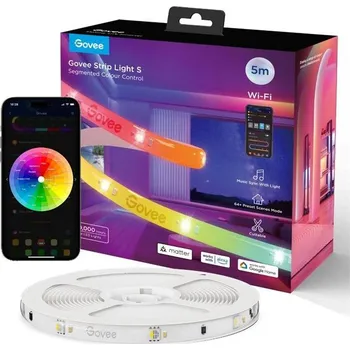 LED páska Govee WiFi RGBIC Smart PRO LED pásek 5m MATTER - extra odolný