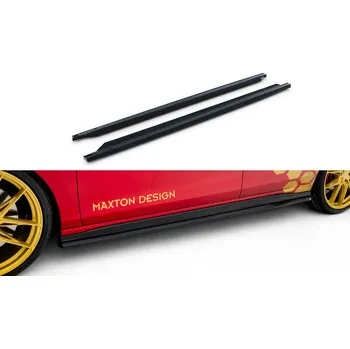 Auto-moto Prahové lišty V.2 Volkswagen Golf GTI Clubsport Mk8 Facelift černý lesklý plast