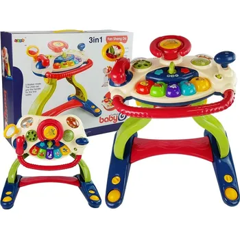 Hračka pro nejmenší Mamido Dětský interaktivní stoleček 3v1