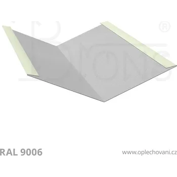 Střešní lemovaní Úžlabí rš 333 stříbrná