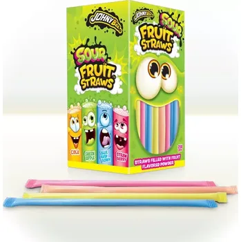Bonbon Sour Fruit Straws - slámky s práškem 250 ks