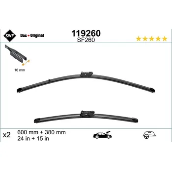 Auto-moto List stěrače SWF 119260