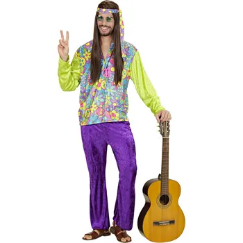Karnevalový kostým Pánský kostým hippie chlápka - M
