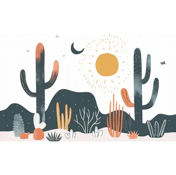 Plakát Plakát Kaktusy Bez rámu, 91,5 x 61 cm