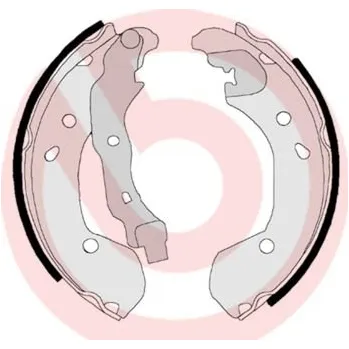 Brzdová čelist Sada brzdových čelistí BREMBO S 56 510