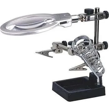 Lupa ZD 128 - stolní lupa s držákem a LED osvětlením