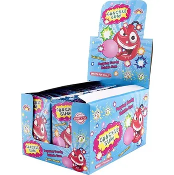 Bonbon Sweet´n Fun | Crackle Gum - práskací prášek se žvýkačkou 50 ks