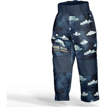 Panel se střihem 110 softshell kalhoty noční vláček