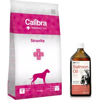 Krmivo pro psa Calibra Veterinary Diets Dog Struvite 12kg + LAB V Lososový olej 500ml