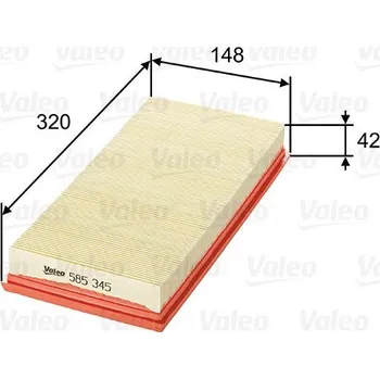Vzduchový filtr Vzduchový filtr VALEO 585345