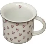 hrnek 100ml TINA - SRDÍČKA RŮŽOVÁ, čes.porcelán