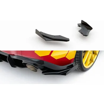 Tuning Splittery zadní boční Street Pro + flaps Volkswagen Golf GTI Clubsport Mk8 Facelift černé