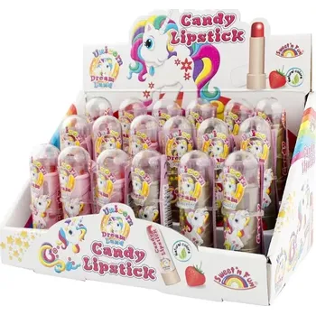 Bonbon Unicorn Candy Lipstick lízátko rtěnka 18 ks