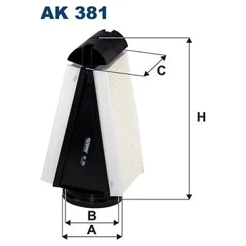 Vzduchový filtr Vzduchový filtr FILTRON AK 381