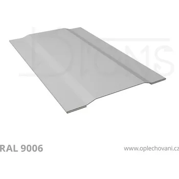 Střešní lemovaní Přítlačná lišta prolomená rš 160 stříbrná