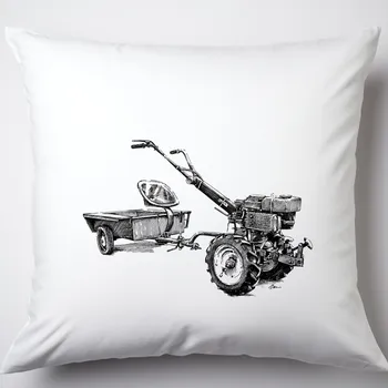 Polštář Polštář - Zahradní malotraktor Typ povlaku: Plyš