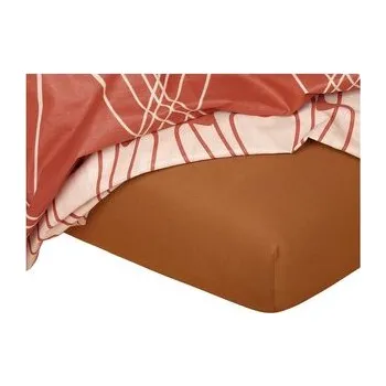 Prostěradlo Dadka Jersey prostěradlo nugát 100x200x20 cm