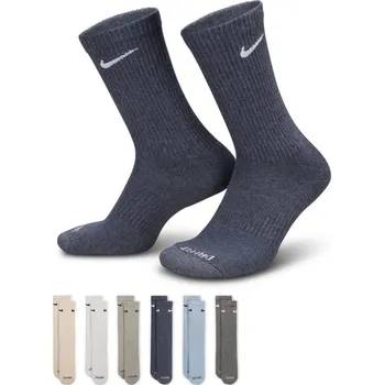 Vysoké bavlněné ponožky Nike EVERYDAY PLUS CUSHIONED CREW (6 PAIRS) vícebarevné SX6897-901 - XL | UK 14 | US 15