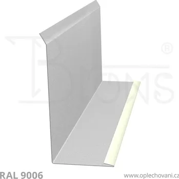 Střešní lemovaní Lemování zdí rš 250 stříbrná