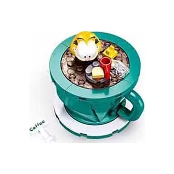 Stavebnice Sluban Builder M38-B1221B Garfield v kávové lázni