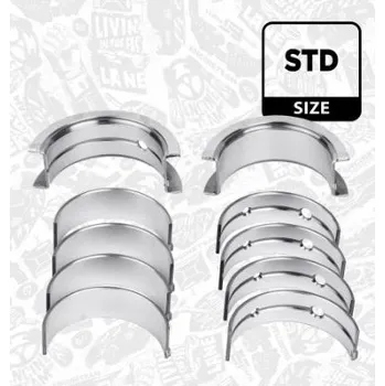 Kliková hřídel Hlavní ložiska klikové hřídele-sada ET ENGINETEAM LH002100