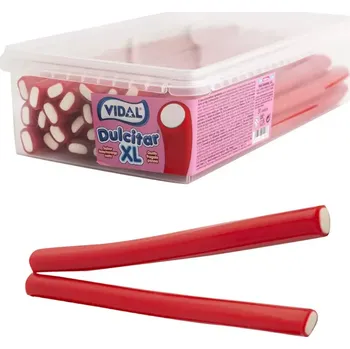 Bonbon Vidal Golosinas | Dulcitar XL jahoda pendreky 30 ks