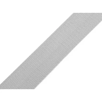 Popruh polypropylenový šíře 30 mm tloušťka 1 mm, barva 89 šedá holubí