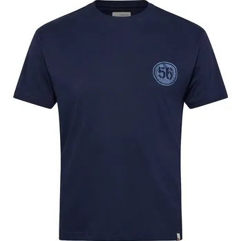 Pánské tričko 43319 NORTH 56°4 tmavě modré s potiskem 5XL - 6XL krátký rukáv NORTH 56°4 - 5XL