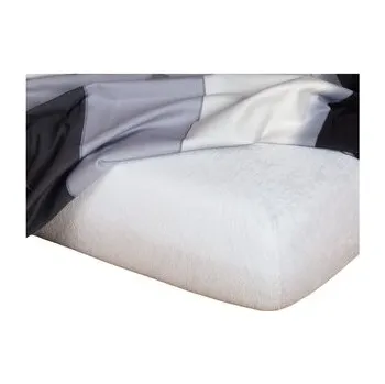 Prostěradlo Dadka Froté prostěradlo stříbrná 90x200x25 cm