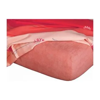 Prostěradlo Dadka Froté prostěradlo losos 35x75x2 cm do kočárku