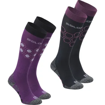 Dámské ponožky Dámské Ponožky SALOMON ALL MOUNTAIN 2 W 17159-AVBA – Černá 39-41