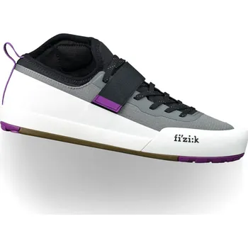 Pánské cyklistické tretry flat tretry mtb FIZIK GRAVITA TENSOR FLAT WHITE - PURPLE - 42