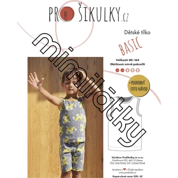 Pánské tílko Dětské tílko BASIC | 80-164 - Česky