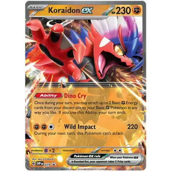 Karetní hra Koraidon ex SVP029 - Scarlet & Violet Promos