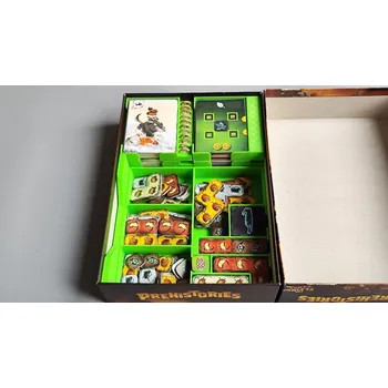 Příslušenství k deskovým hrám inserty.cz Insert: Prehistories + Shield + Evoluce (černý, 0071)