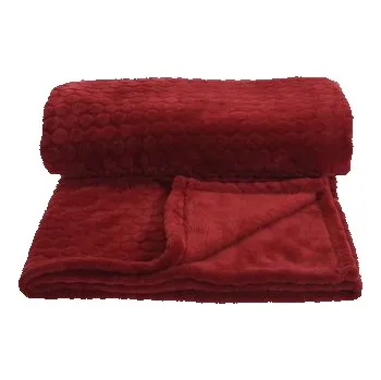 deka Deka mikroflanel měkká 160 x 130 cm červená