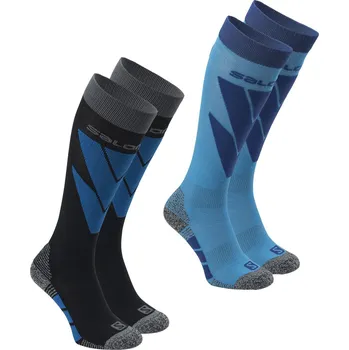 Pánské ponožky Pánské Ponožky SALOMON ALL MOUNTAIN 2 M 17158-DBRB – Černá 42-44