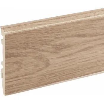 Podlahová lišta Cezar Podlahová lišta soklová PVC - MASTERLINE 471 Světlé kafe Matné - 80 mm (2,2m)