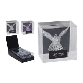 Kolibřík stříbrný třpytivý - závěsná dekorace