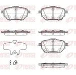 Sada brzdových destiček, kotoučová brzda REMSA 1937.02