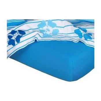 Prostěradlo Dadka Jersey prostěradlo denim 35x75x2 cm do kočárku