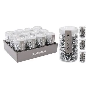 Vánoční dekorace Vánoční ozdoby - kovové rolničky, stříbrná barva (3 velikosti)