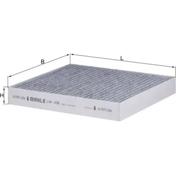 Ventilátor topení a klimatizace Filtr, vzduch v interiéru MAHLE LAK 436