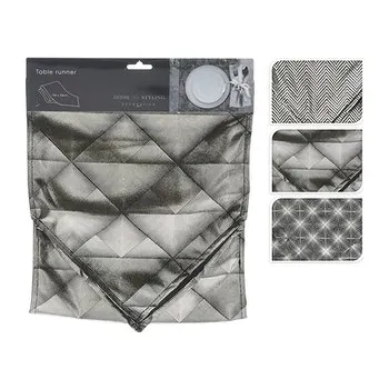 Vánoční dekorace Ubrus vánoční - stříbrný 150x32 cm, 1ks