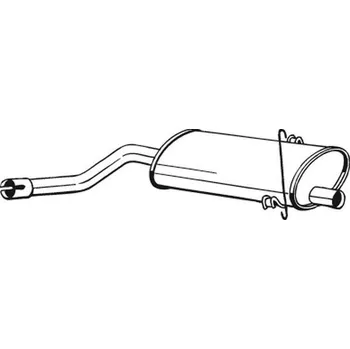 Tlumič výfuku Střední tlumič výfuku BOSAL 215-761