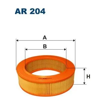 Filtr do auta Vzduchový filtr FILTRON AR 204