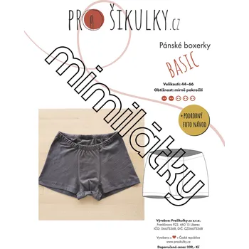 Boxerky Pánské boxerky BASIC | 44-66 - Česky