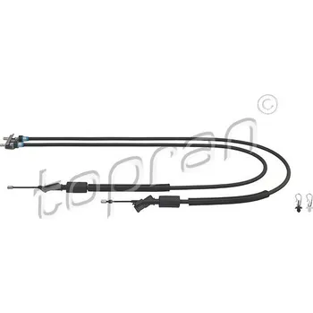 Lanko parkovací brzdy Tažné lanko, parkovací brzda TOPRAN 304 747
