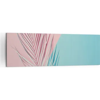 Obraz Velký obraz do obýváku 160x50 palmový list moderní na plátně